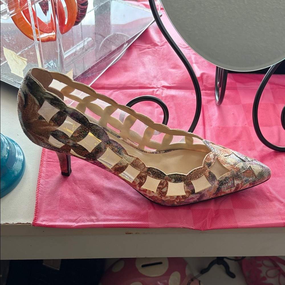 J.Renee Vibrant Cutout Heels